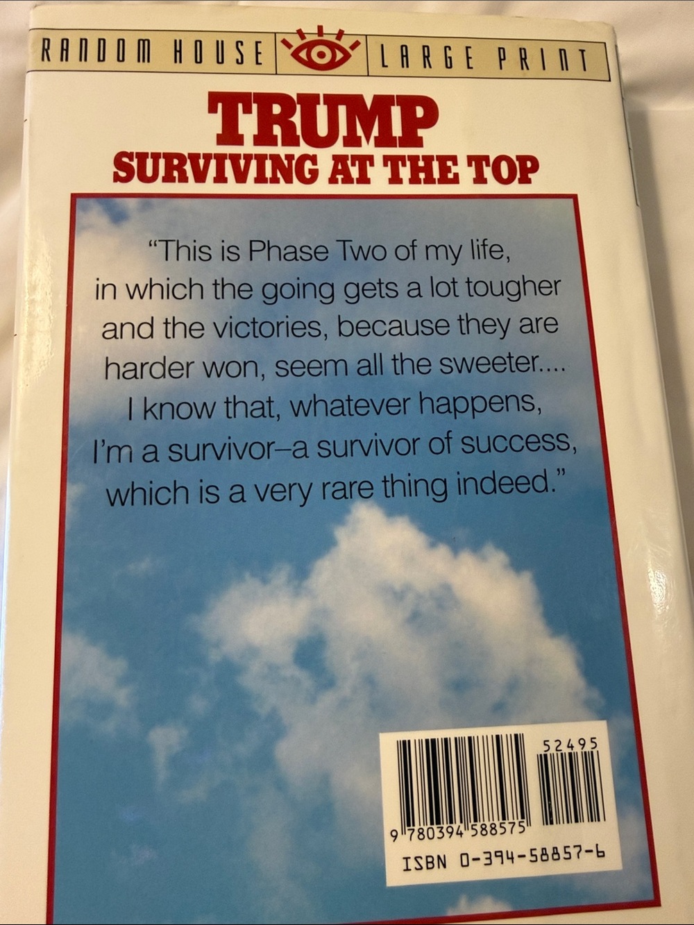 Donald J. Trump - Surviving at the Top And THE ART OF THE DEAL 2 books π - Picture 10 of 11